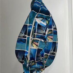 KAVU Colorful Nautical Print Sling bag Backpack